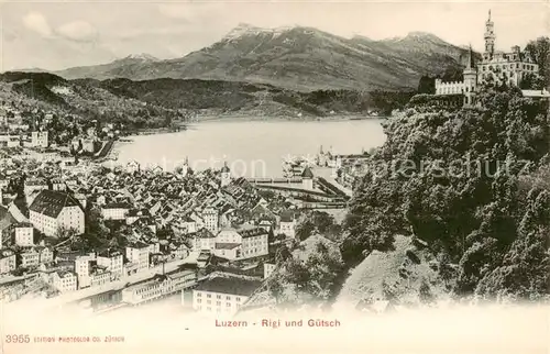 AK / Ansichtskarte Luzern__LU mit  Rigi und Guetsch 