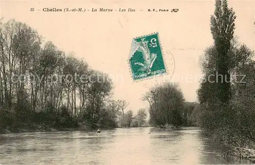 AK / Ansichtskarte Chelles__77_Seine et Marne La Marne Les Iles 