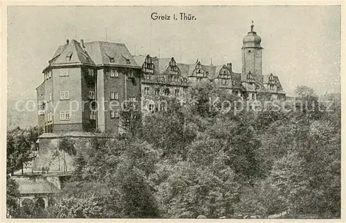 AK / Ansichtskarte  Greiz_Thueringen Schloss Greiz Thueringen