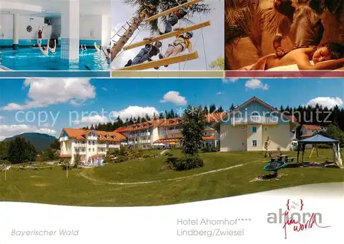 AK / Ansichtskarte  Lindberg_Regen Hotel Ahornhof Hallenbad Klettern Sauna Lindberg Regen