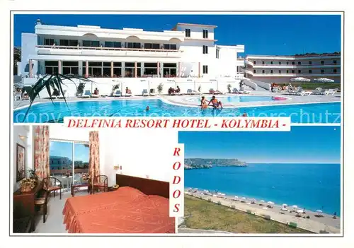 AK / Ansichtskarte 73828606 Rodos Delfinia Resort Hotel Kolymbia Zimmer Panorama Rodos