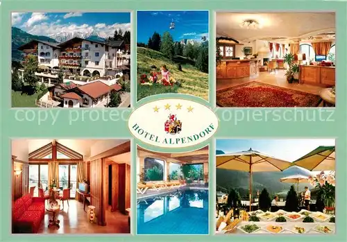 AK / Ansichtskarte 73828607 Sankt_Johann_Pongau Hotel Alpendorf Rezeption Hallenbad Terrasse Sankt_Johann_Pongau