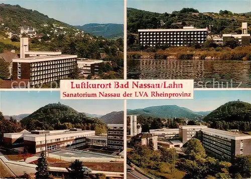 AK / Ansichtskarte  Bad_Nassau Panorama Sanatorium Nassau der LVA Rheinprovinz Fliegeraufnahme Bad_Nassau