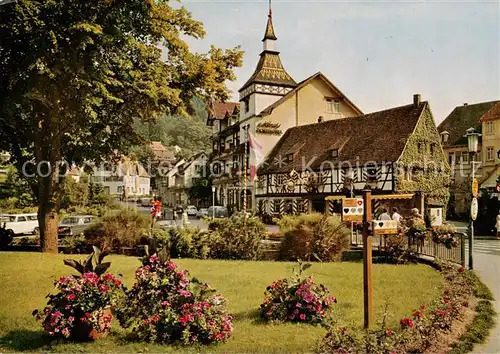 AK / Ansichtskarte  Bad_Herrenalb Moenchs Posthotel Historische Klosterschaenke Bad_Herrenalb