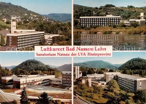 AK / Ansichtskarte  Bad_Nassau Sanatorium Nassau der LVA Rheinprovinz Teilansichten Bad_Nassau