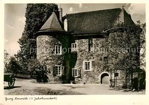 AK / Ansichtskarte  Honrath Burg Honrath Gasthaus zur schoenen Aussicht Honrath