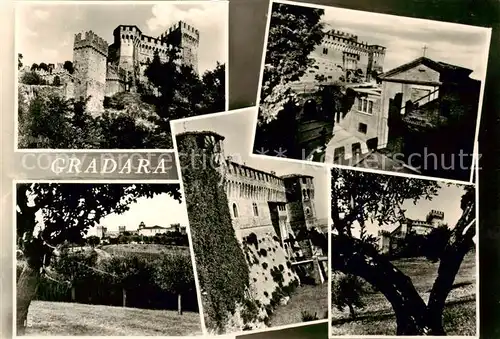 AK / Ansichtskarte  Gradara_Pesaro_IT Schloss Teilansichten 