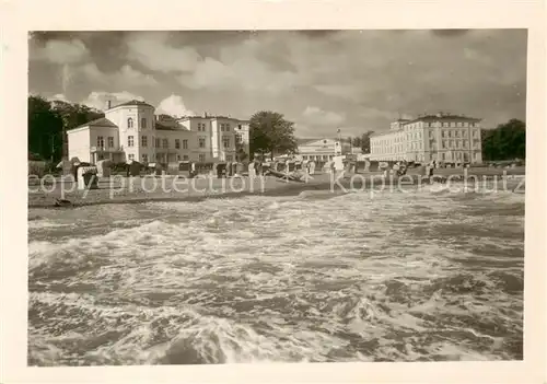 AK / Ansichtskarte 73828697 Heiligendamm_Ostseebad Sanatorium Strand Heiligendamm_Ostseebad