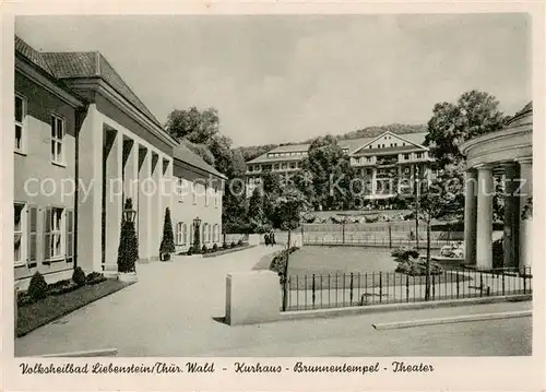 AK / Ansichtskarte  Bad_Liebenstein Kurhaus Brunnentempel Theater Bad_Liebenstein