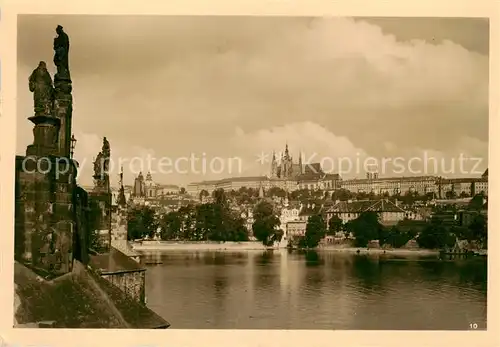 AK / Ansichtskarte  Prag__Prahy_Prague Burg Hradschin Feldpost 