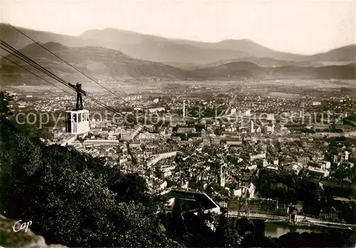 AK / Ansichtskarte Grenoble_38 Teleferique de la Bastille et vue panoramique de la ville 