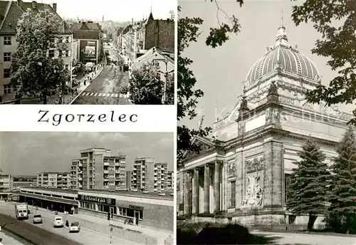 AK / Ansichtskarte  Zgorzelec_Goerlitz_Niederschlesien_PL Ulica Feliksa Dzierzynskiego Osiedle mieszkaniowe Dom Kultury 