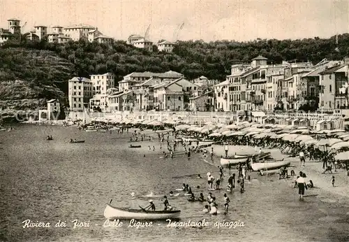 AK / Ansichtskarte  Celle_Ligure_IT Incantevole spiaggia 