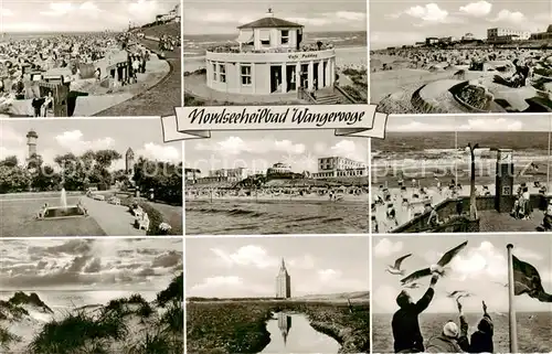 AK / Ansichtskarte 73828855 Wangeroog_Wangerooge_Nordseebad Strandpartien Duenen Strandcafe Teilansichten 