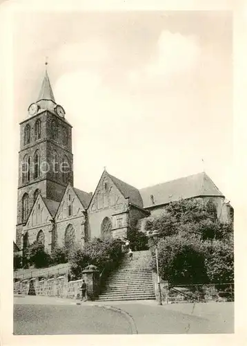 AK / Ansichtskarte 73828896 Minden__Westfalen_Weser Marienkirche 