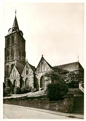 AK / Ansichtskarte 73828901 Minden__Westfalen_Weser Marienkirche 