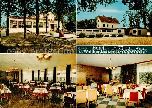 AK / Ansichtskarte 73828965 Petershagen_Weser Hotel Waldrestaurant Deichmuehle Kinderspielplatz Petershagen Weser