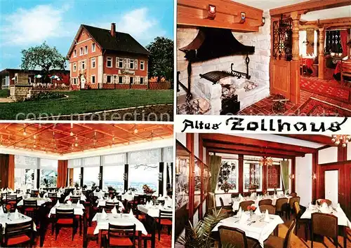 AK / Ansichtskarte  Rinteln Altes Zollhaus Restaurant Kamin Rinteln