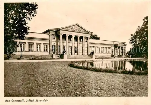 AK / Ansichtskarte  Bad_Cannstatt Schloss Rosenstein Bad_Cannstatt