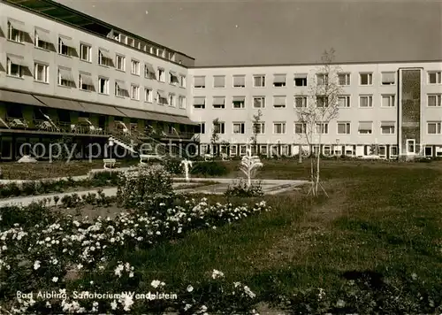 AK / Ansichtskarte  Bad_Aibling Sanatorium Wendelstein Bad_Aibling