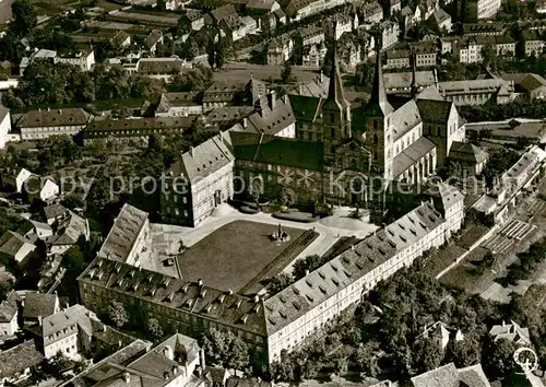 AK / Ansichtskarte  Bamberg Michaeliskirche Fliegeraufnahme Bamberg