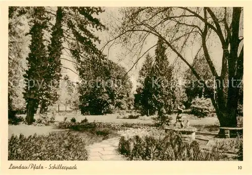 AK / Ansichtskarte  Landau__Pfalz Schillerpark 