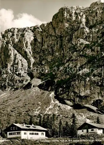 AK / Ansichtskarte  Tutzingerhuette_1327m_Benediktinerwand Panorama 