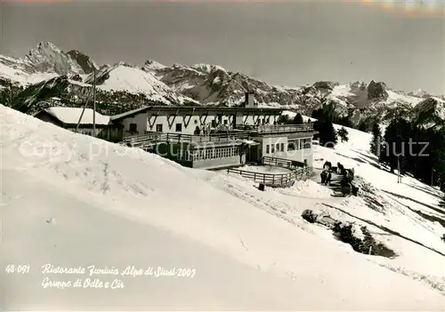 AK / Ansichtskarte  Alpe_di_Siusi_Seiseralm_Trentino_IT Gruppo di Odle e Cir 