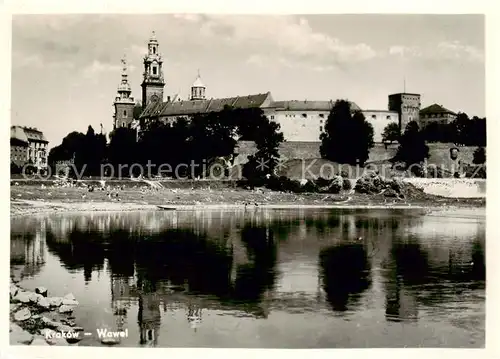 AK / Ansichtskarte 73829056 Krakow_Krakau Wawel Schloss Krakow Krakau