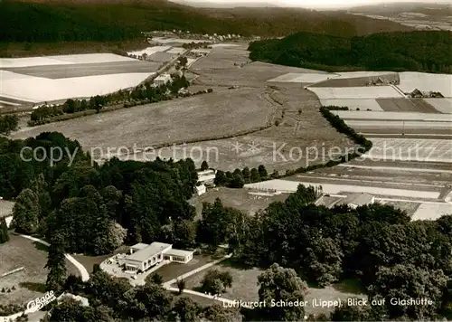 AK / Ansichtskarte  Schieder-Schwalenberg Blick auf Glashuette Schieder-Schwalenberg