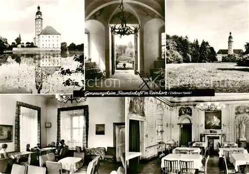 AK / Ansichtskarte  Reinharz_Duebener_Heide Genesungsheim Freundschaft Aufenthaltsraum Restaurant Eingang Reinharz_Duebener_Heide