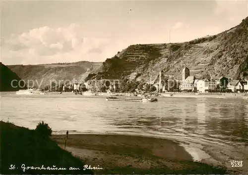 AK / Ansichtskarte  St_Goarshausen_Rhein Panorama 