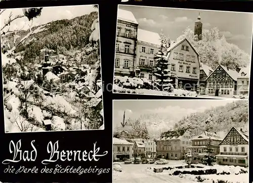 AK / Ansichtskarte  Bad_Berneck Panorama Hotel Marktplatz Bad_Berneck