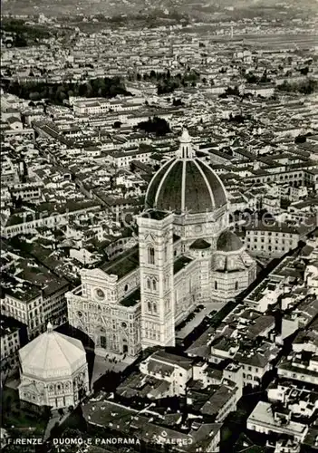 AK / Ansichtskarte  Firenze_Florenz Duomo e Panorama dall'aereo 