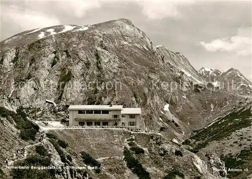 AK / Ansichtskarte  Jennerbahn_1800m_Koenigsee_Berchtesgaden Berggaststaette mit Hohem Brett 