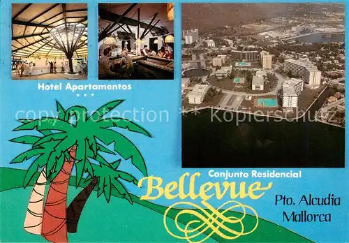 AK / Ansichtskarte 73829135 Alcudia_Mallorca_ES Hotel Appartamentos Bellevue Conjunto Residencial 