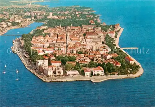 AK / Ansichtskarte  Zadar_Zadra_Zara_Croatia Fliegeraufnahme 