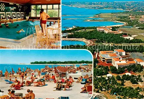 AK / Ansichtskarte 73829148 Umag_Umago_Istrien Katoro Hotel Koral Strand Fliegeraufnahme Umag_Umago_Istrien