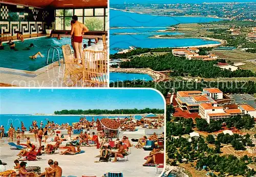 AK / Ansichtskarte  Umag_Umago_Istrien Katoro Hotel Koral Strand Fliegeraufnahme Umag_Umago_Istrien