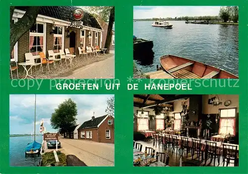 AK / Ansichtskarte 73829187 Abbenes_Haarlemmermeer_NL Cafe Restaurant De Hanepoel Gaststube 