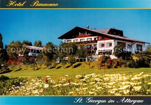 AK / Ansichtskarte  St_Georgen_Attergau Hotel Gasthof Baumann  St_Georgen_Attergau