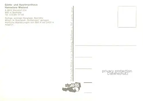 AK / Ansichtskarte 73829197 Mariahof_Obersteiermark_AT Gaeste und Apartmenthaus Wieland Bildstock Liegewiese Gastzimmer 