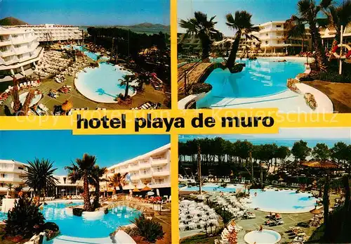 AK / Ansichtskarte 73829199 Mallorca_ES Hotel Playa de Muro Pools 