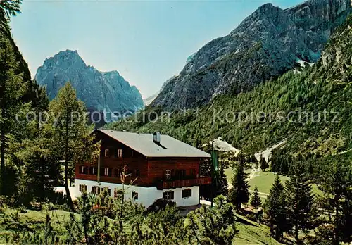 AK / Ansichtskarte  Pustertal_Suedtirol_IT Drei Schusterhuette 