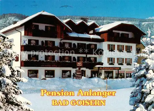 AK / Ansichtskarte  Bad_Goisern_Salzkammergut Alpengasthof Pension Anlanger Bad_Goisern_Salzkammergut