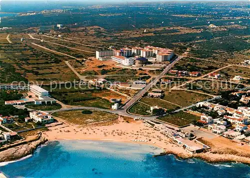 AK / Ansichtskarte  San_Luis_Menorca_ES Hotel Pueblo Playa Punta Prima Fliegeraufnahme 