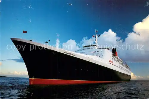 AK / Ansichtskarte 73829235 Dampfer_Oceanliner Queen Elizabeth 2  