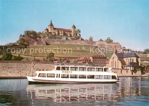 AK / Ansichtskarte  Dampfer_Binnenschifffahrt Moritz Wuerzburg 