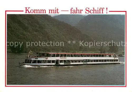 AK / Ansichtskarte  Dampfer_Binnenschifffahrt MS Fanconia  