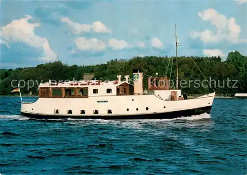 AK / Ansichtskarte 73829265 Dampfer_Binnenschifffahrt MS Libelle 